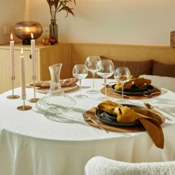 Bougies^CASA RIB Bougie Côtelée Orange