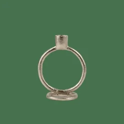Bougeoirs^CASA RINGS Bougeoir Argent