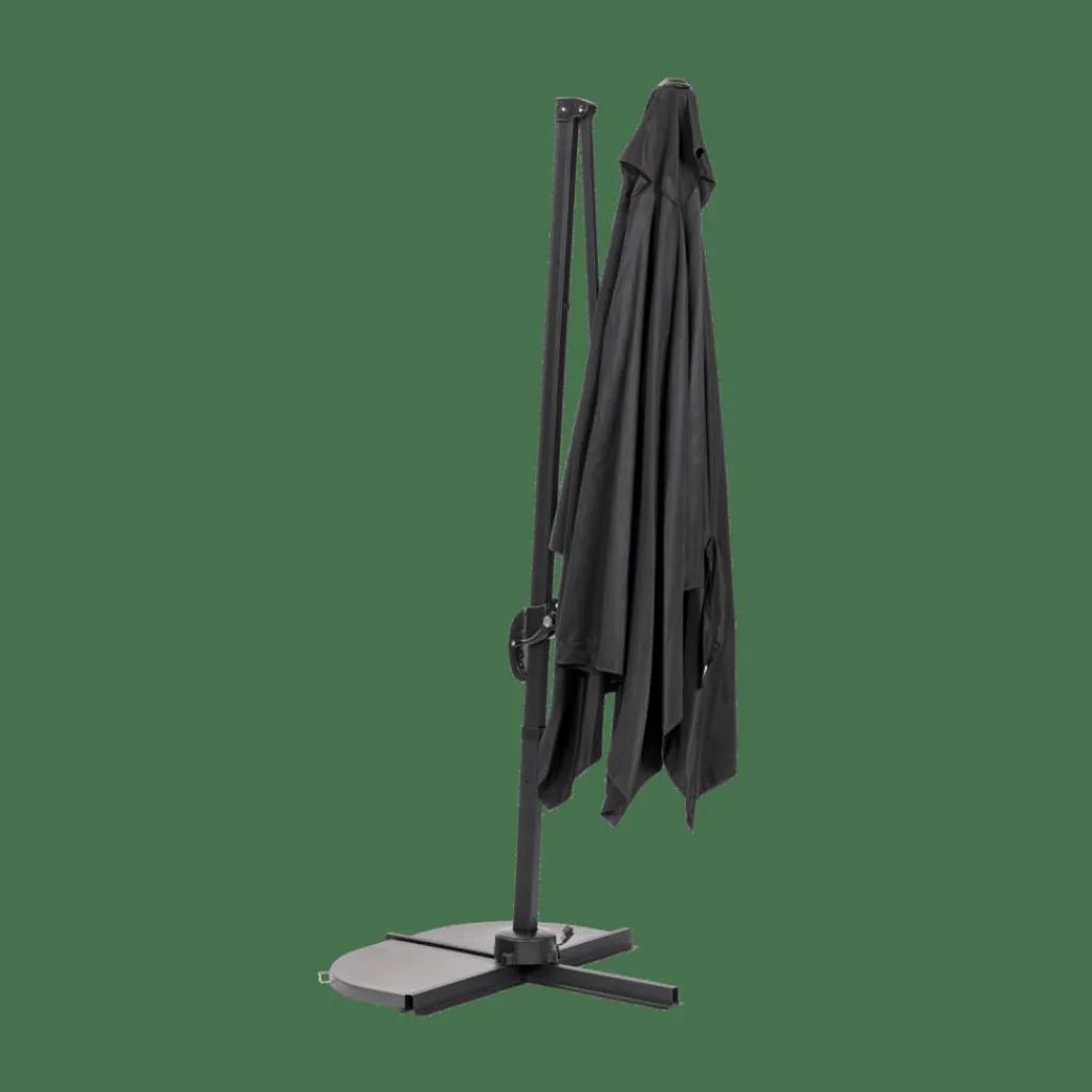 Parasols^CASA RIVA Parasol Déporté Sans Pied De Parasol Noir