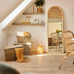 Miroirs^CASA RUBBERWOOD Miroir Naturel