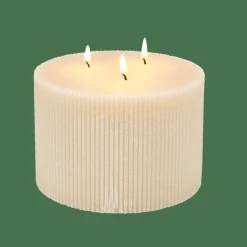 Bougies^CASA RUSTIC Rib Bougie Beige
