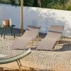 Chaises Longues^CASA SILVES Chaise Longue Set De 2 Sable