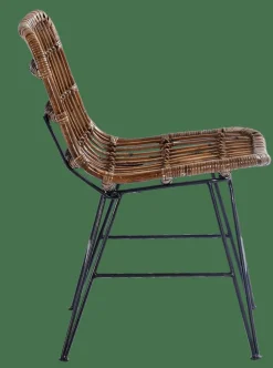 Chaises De Salle À Manger^CASA SUMATRA Chaise Noir, Brun