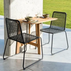 Tables Bistrot|Tables De Jardin^CASA UTAH Table Pliante Brun
