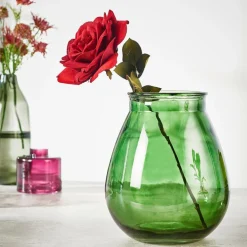 Branches Artificielles^CASA VELVET Fleur Artificielle Rouge