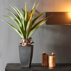 Branches Artificielles^CASA VERA Plante Grasse Sur Tige Vert