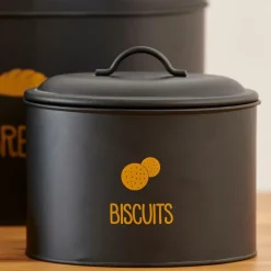 Boîtes Métalliques|Boîtes De Conservation^CASA VIRA Boîte Pour Biscuits Noir