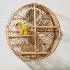 Étagères Murales^CASA WAYI Étagère à Suspendre Naturel