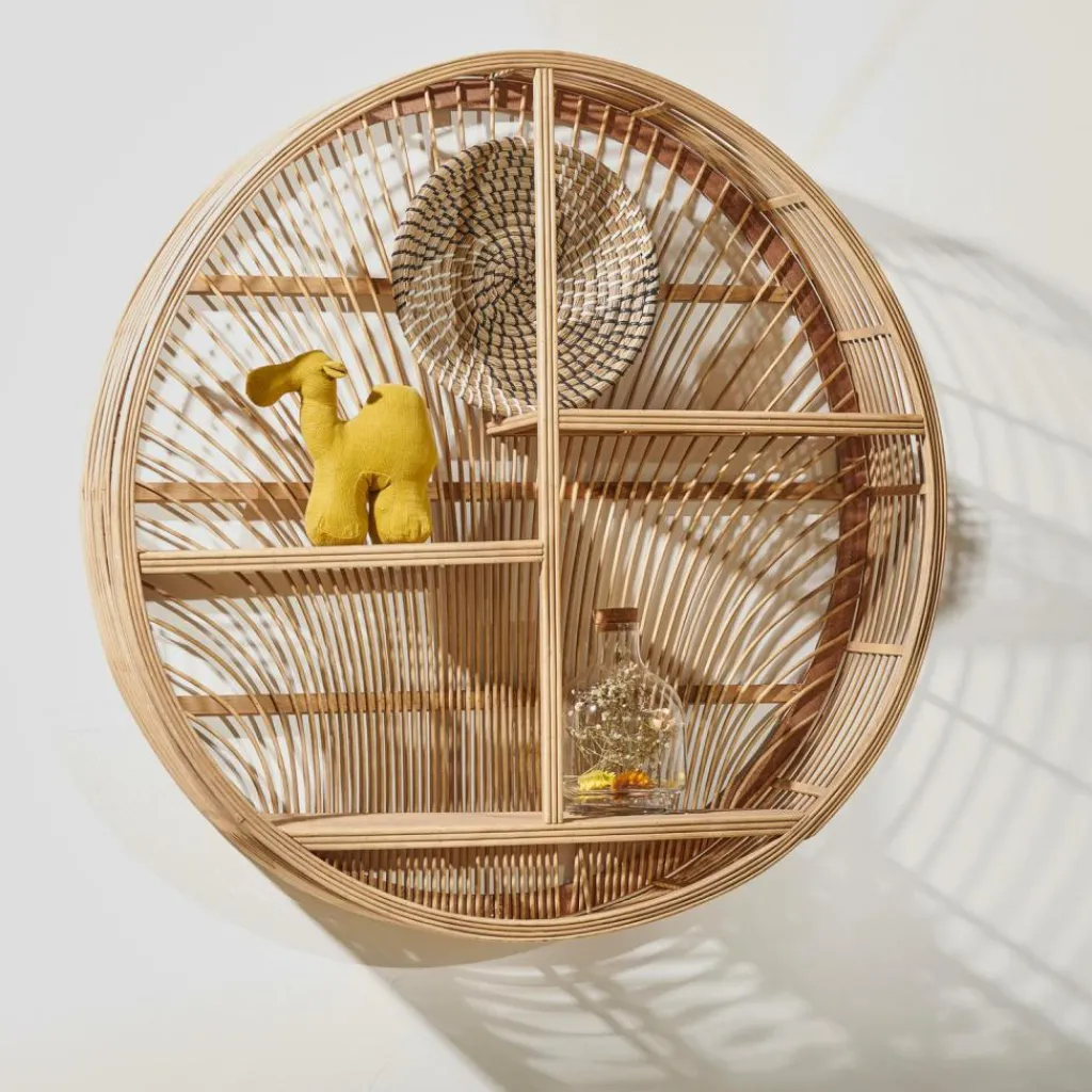 Étagères Murales^CASA WAYI Étagère à Suspendre Naturel