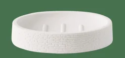 Accessoires Lavabo^CASA WHITE ELEGANCE Porte-savon Blanc